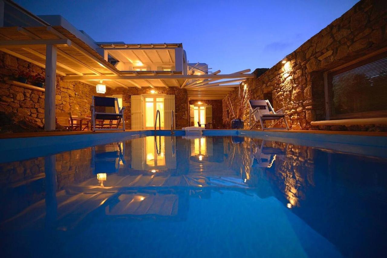 Allaya,Panormos Villa Private Pool Exterior photo