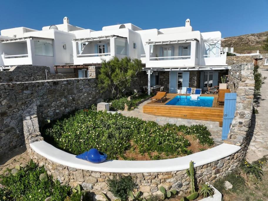 Allaya,Panormos Villa Private Pool Exterior photo