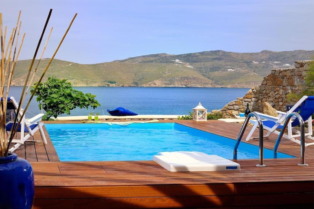 Allaya,Panormos Villa Private Pool Exterior photo