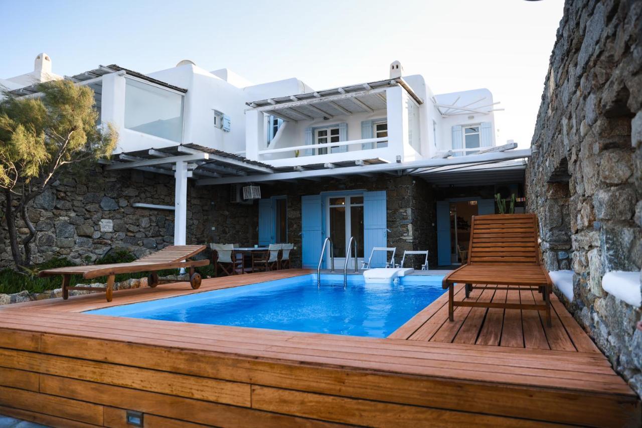 Allaya,Panormos Villa Private Pool Exterior photo